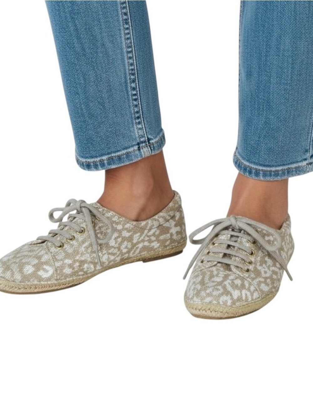 Clarks Leopard Espadrille Sneakers 9